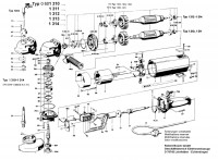 Bosch 0 601 310 062  Angle Grinder 220 V / Eu Spare Parts